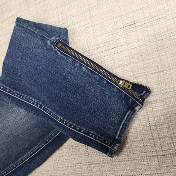 Madewell Women’s Skinny Skinny Ankle Zip Jeans Size 24 - Picture 2 of 5